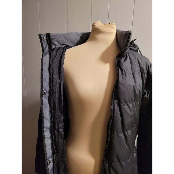 u2wear - Women's Size Small Floor Length Maxi Black Coat With Detachable Hood - Picture 15 of 16